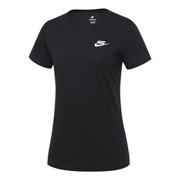 Nike: Чёрная футболка  Sportswear Club