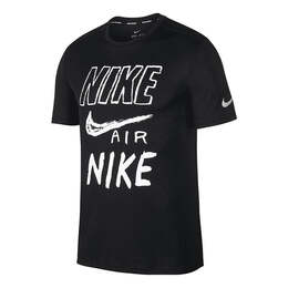 Nike: Чёрная футболка 
