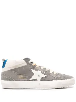 Golden Goose: Многоцветные кроссовки  Mid Star