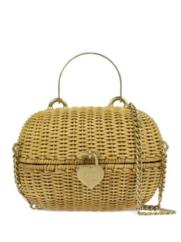 CHANEL Pre-Owned: Бежевая сумка 