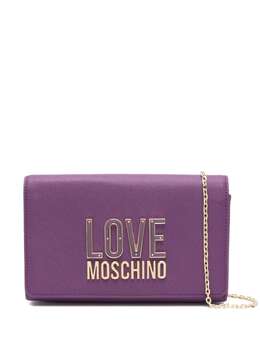 Love Moschino: Тёмная сумка через плечо 