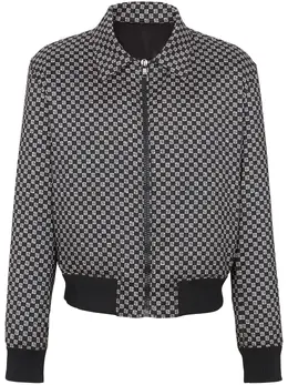Balmain: Чёрная куртка 