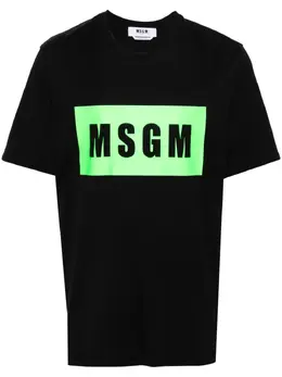 MSGM: Футболка с принтом 