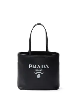 Prada: Сумка-шоппер с принтом 