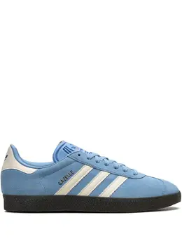 adidas: Голубые кроссовки  Gazelle