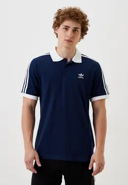 adidas Originals: Синее поло 