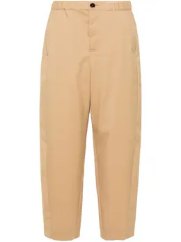 Marni: Бежевые брюки 