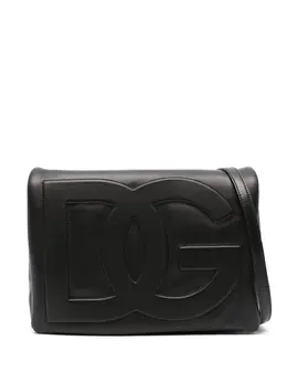 Dolce & Gabbana: Чёрный клатч  DG