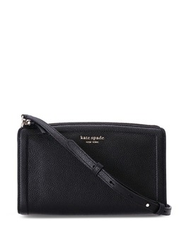 Kate Spade: Чёрная сумка через плечо 