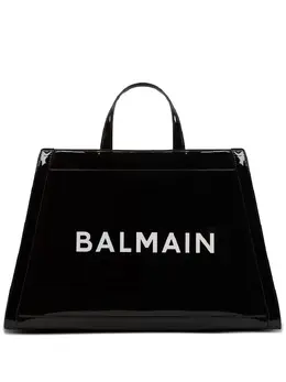 Balmain: Чёрная сумка-шоппер 