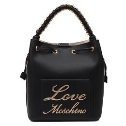 Love Moschino: Чёрная спортивная сумка 