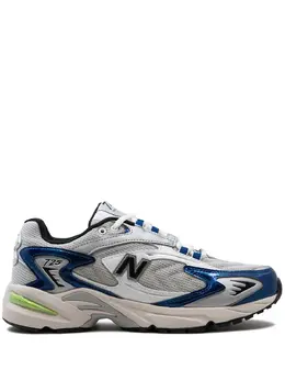 New Balance: Голубые кроссовки 
