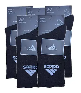 Adidas: Чёрные носки 