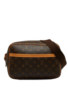 Louis Vuitton Pre-Owned: Коричневая сумка через плечо