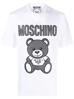 Moschino: Футболка  Teddy Bear с принтом