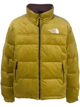 The North Face: Зелёная куртка  Logo