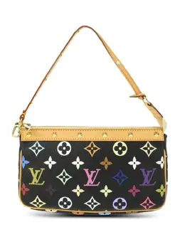 Louis Vuitton Pre-Owned: Чёрный клатч