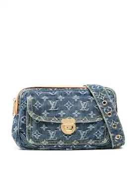 Louis Vuitton Pre-Owned: Голубая сумка 