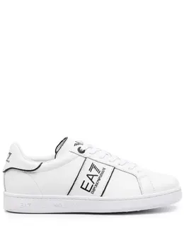Ea7 Emporio Armani: Белые кроссовки 
