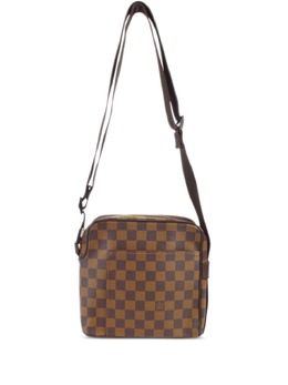 Louis Vuitton Pre-Owned: Коричневая сумка через плечо