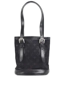 Louis Vuitton Pre-Owned: Чёрная сумка 