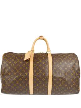 Louis Vuitton Pre-Owned: Коричневая сумка 