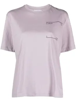 Calvin Klein: Футболка с принтом 