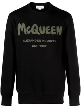 Alexander McQueen: Свитшот с принтом 