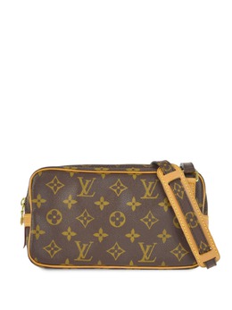 Louis Vuitton Pre-Owned: Коричневая сумка через плечо