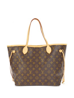 Louis Vuitton Pre-Owned: Коричневая сумка-шоппер