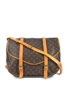 Louis Vuitton Pre-Owned: Коричневая сумка через плечо