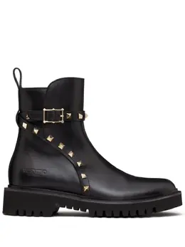 Valentino Garavani: Чёрные ботинки 