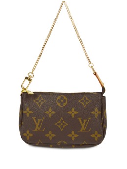 Louis Vuitton Pre-Owned: Коричневый клатч 