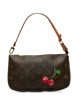 Louis Vuitton Pre-Owned: Коричневый клатч