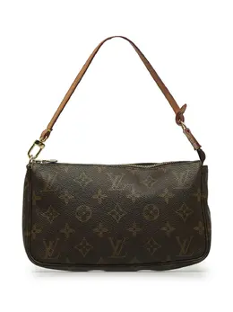 Louis Vuitton Pre-Owned: Коричневый клатч