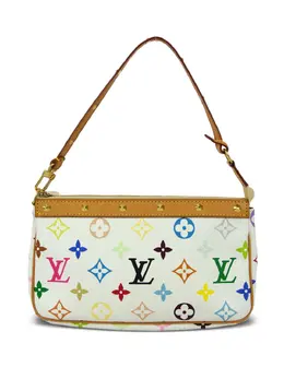 Louis Vuitton Pre-Owned: Белый клатч