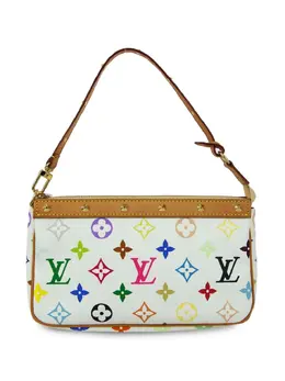 Louis Vuitton Pre-Owned: Белый клатч