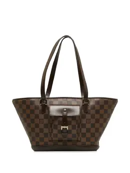 Louis Vuitton Pre-Owned: Коричневая сумка-шоппер 