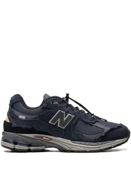 New Balance: Синие кроссовки 