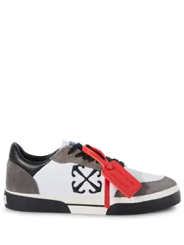 Off-White: Белые кроссовки  Vulcanized