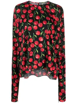 Dolce & Gabbana: Блуза с принтом 
