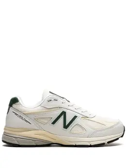 New Balance: Белые кроссовки 