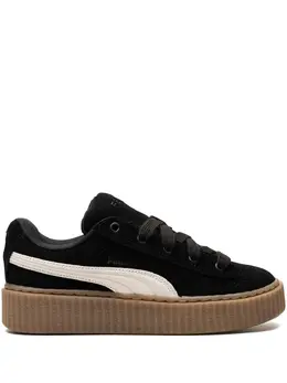 PUMA: Чёрные кроссовки  Suede