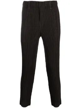 Homme Plissé Issey Miyake: Коричневые брюки 