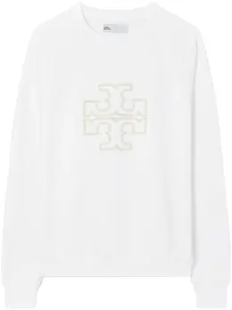 Tory Burch: Хлопковый свитшот  Double T