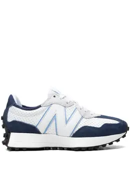 New Balance: Голубые кроссовки  327