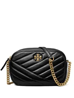 Tory Burch: Чёрная сумка  Kira Chevron