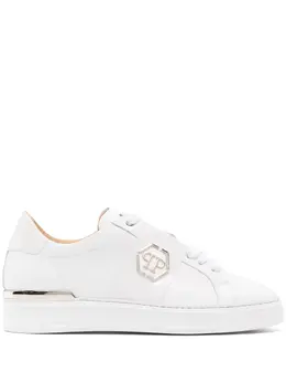 Philipp Plein: Белые кроссовки 