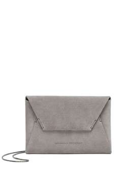 Brunello Cucinelli: Серебристый клатч 