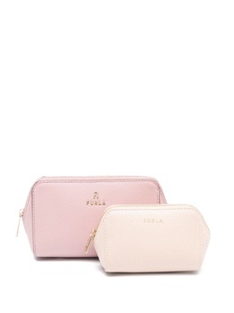 Furla: Розовая сумка 